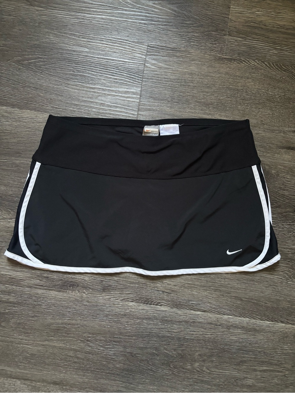 Nike Black Skort with White Piping